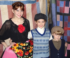 The O'Brien sisters, Jessica (left), Jordan and Jamieson, perform in "Gypsy" at the Academy of Music.