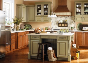 To be sure you get the right cabinets and other materials, specify them in the contract.