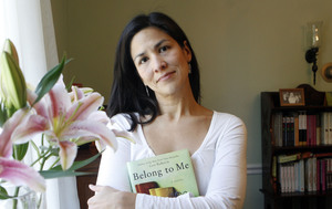 Marisa de los Santos , at home. As a poet, she didn't expect a wide audience. As a novelist, she's on the best-seller list.