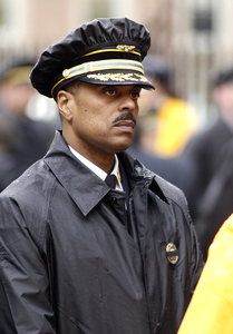 Richard J. Ross Jr. attended a funeral Mass for Sgt. Stephen Liczbinski, slain trying to stop bank-robbery suspects. "It's been a very tense week  baptism by fire," Ross said.