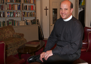 The Rev. Frank Allen of St. David's Episcopal Church in Wayne will sing the national anthem tonight at Citizens Bank Park.