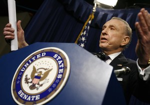 Sen. Arlen Specter discusses his interest in probing videotape scandal.