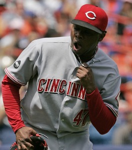 Pitcher Johnny Cueto has cooled since his fast start.