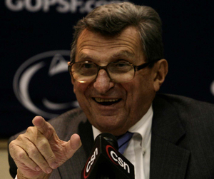 Joe Paterno: "It's a busy time, and he's been pushing it," a spokesman said.
