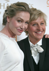Portia de Rossi (left) and Ellen DeGeneres plan to make it legal.