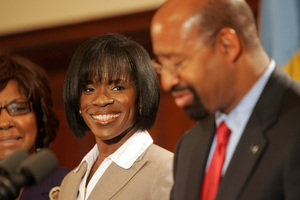 "The mayor said, 'Commissioner Slawson.' That is mind-blowing," Susan Slawson said at the announcement that she would be commissioner of the Recreation Department.
