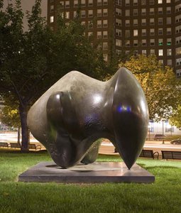The plaque from "Three-Way Piece Number 1: Points," at 16th Street and the Parkway, was discovered missing in January.