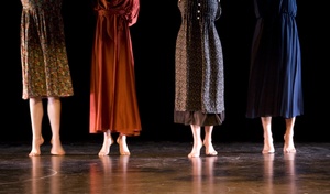 Group Motion dancers in Olive Prince's "Old Girl, New." The Arts Bank program also included works by Manfred Fischbeck, Laina Fischbeck, Sylvana Cardell and Kun Yang Lin.