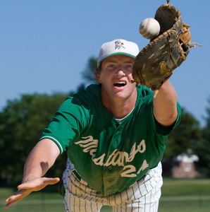 It's hard to miss Mainland's 6-foot-7 senior pitcher Charlie Law. He posted a 5-0 record and a 0.66 ERA on the mound. At the plate, he batted .394 with four homers and 19 RBIs.