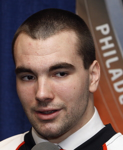 Defenseman Marc-Andre Bourdon says he "can play physical and can create good offense."