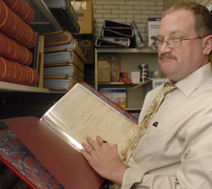 Bill Lutz, Camden's first records manager, says digitizing the city's records will create a "portal for information" available to the public.