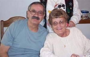 Joe and Candy Battistelli, longtime residents of Fairmount, smile for the camera. Candy passed away away Monday during surgery to replace her cancerous liver with a transplant. Nearly 500 people came to say goodbye to the beloved Fairmount fixture at her viewing earlier this week.