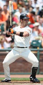 Aaron Rowand has good numbers.