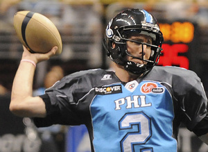 Matt D'Orazio threw for 3,331 yards and 72 touchdowns this season in the AFL.