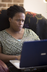 Kimberly Banks is taking online courses through Drexel University at her Willow Grove home and saving on gas.