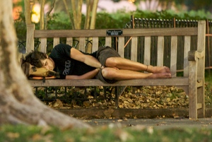 5:15 a.m. yesterday in Rittenhouse Square.