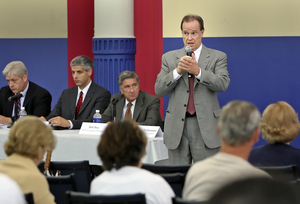 John J. Matheussen, CEO of DRPA, at last night's meeting.
