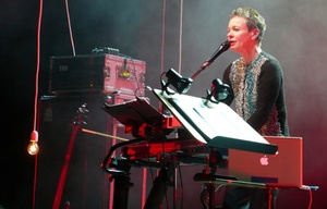 Performance-artist Laurie Anderson unveiled her latest show, "Homeland," Tuesday at the Lincoln Center Festival. She airs views on war, non-expert experts, and fears about the planet's demise.