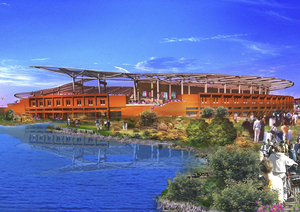The proposed soccer stadium on the Chester waterfrontwill be the recipient of $10 million of DRPA funding.