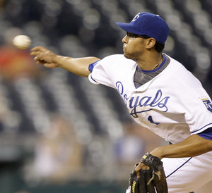 Tony Peña Jr., normally a shortstop, tames the Tigers from the mound.