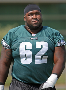 Max Jean-Gilles has taken over for Shawn Andrews, for now.