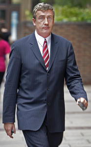 Christopher G. Wright, chief of staff for City Councilman Jack Kelly, arrives at federal court in Philadelphia.