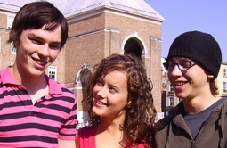 BBC America's "Skins": Nicholas Hoult (left), April Pearson and Mike Bailey.