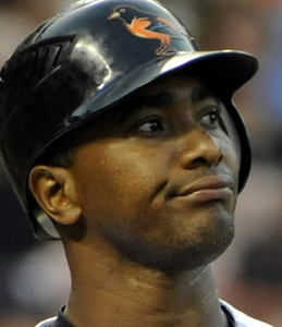 Orioles' Melvin Mora: On a sizzling pace.