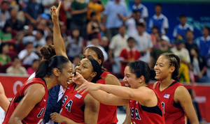 "Two weeks ago, we were just getting together," U.S. women's assistant coach Dawn Staley said of the members of the team. " I guess that speaks to maybe the best talent assembled."