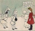 The Mary Jane shoe was inspired by the Buster Brown comic strip.