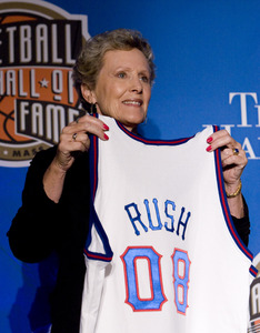 Cathy Rush, a six-time Hall finalist, will be inducted tonight.