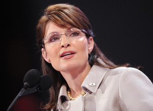 Republican vice presidential nominee Sarah Palin spoke in St. Paul, Minn., on Wednesday.