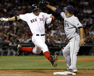 Youkilis, Lester lead Red Sox over Orioles 8-2