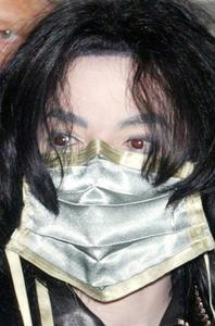 "The Gloved One" often wears sanitary masks, too.