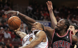 The Sixers' Andre Iguodala (left) will start preseason at small forward, says coach Mo Cheeks.