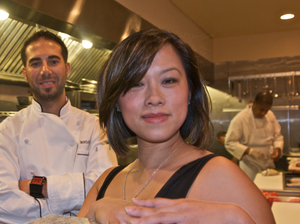 Gianluca Demontis and Rosemarie Tran have relocated their Italian BYOB, Melograno, to 2012 Sansom St., where theycan seat about 80 people.