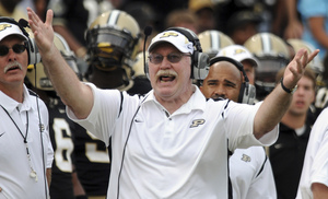 Joe Tiller, who will retire after this season, brought his pass-happy offense to Purdue in 1997.