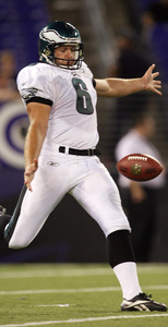 Sav Rocca was named NFL special-teams player of the month for his fancy footwork.