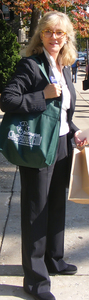 Blythe Danner in Chestnut Hill.