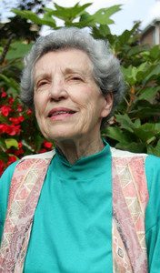 Pary Wiley, 78, of Media, takes the market volatility in stride. "I have confidence in our country," she said.