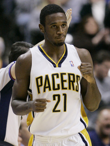 Kareem Rush set a career record, hitting 102 threes last season.