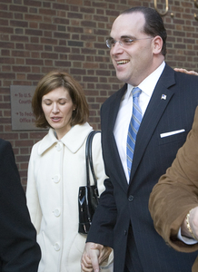 Nicole and Christian Marrone, Fumo's daughter and son-in-law, who both are estranged from the senator.