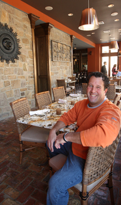 Kevin Clib, owner of Bridgets 8 West, in the addition to the dining area that was just finished at the Ambler restaurant.