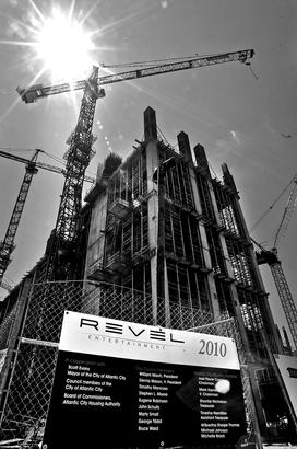 The Revel casino in Atlantic City is the only project among four that is going ahead. It is tentatively scheduled to open in 2010.