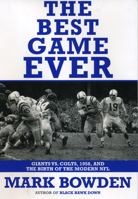 ADVANCE FOR WEEKEND EDITIONS, DEC. 13-14 ** In this Dec. 28, 1958 file  photo, Baltimore Colts Steve Myhra (65) kicks a field goal with with 10  seconds remaining in the game