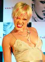 Pink: Her mom is getting married.