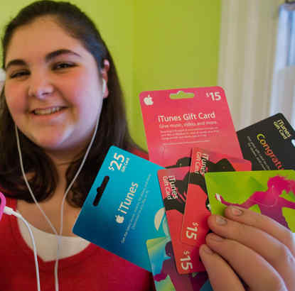 iTunes Gift Cards Sale! These make great gifts for teens!