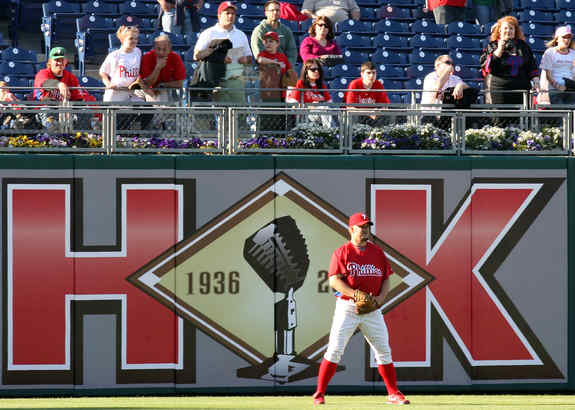 Harry Kalas Philadelphia Philles signed Vet Stadium Ball That Ball's Outta  Here | phillysportslegends