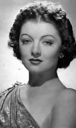 Myrna Loy . John Dillinger had a crush on starlet.
