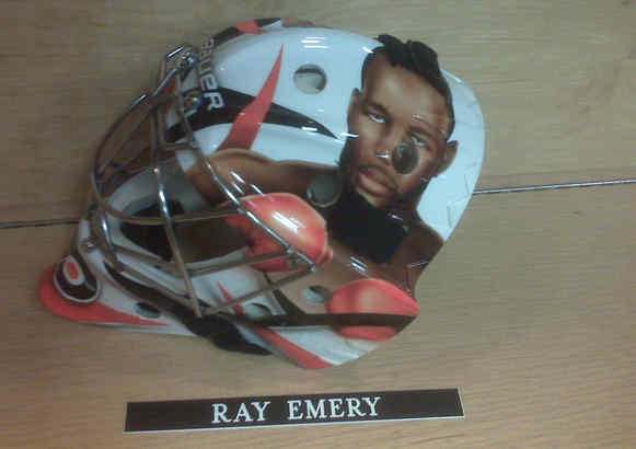 Ray Emery  Goalie mask, Hockey mask, Ray emery